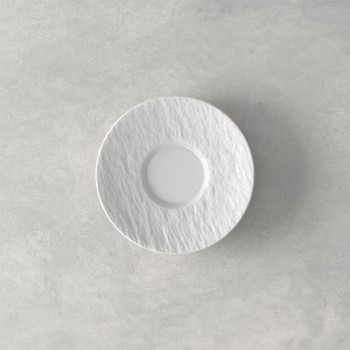 Villeroy & Boch - Manufacture Rock Blanc - Spodek do filiżanki do espresso 12cm