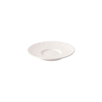 Villeroy & Boch - Manufacture Rock Blanc - Spodek do filiżanki do espresso 12cm