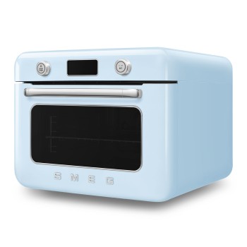Smeg - Piekarnik nablatowy Galileo z funkcją pary z linii 50's Style Pastelowy błękit, COF01PBEU