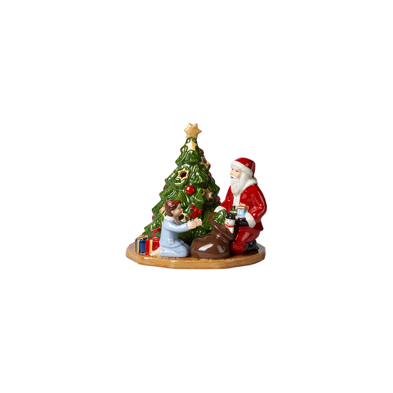 Villeroy & Boch - Christmas Toy's - Świecznik choinka i Mikołaj