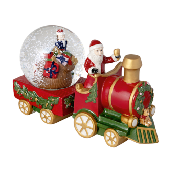 Villeroy & Boch - Christmas Toy's - Pociąg z Mikołajem i kulą śnieżną