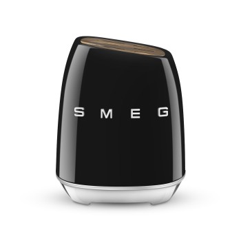 Smeg - Blok z zestawem 6 noży KBSF02BL, czarny