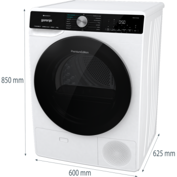 Gorenje - Wolnostojące suszarka bębnowa z pompą ciepła , 9 kg DNS93/PL + wyprzedaż ekspozycji