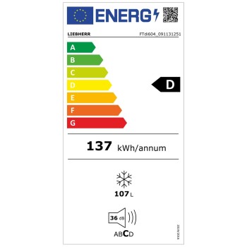 Liebherr - Lodówka do zabudowy podblatowej, URd 365i Raty 0% + 10 lat gwarancji