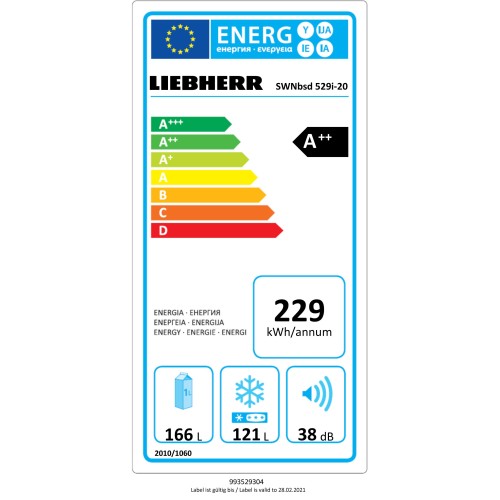 Liebherr - Chłodziarka do win + zamrażarka szufladowa wolnostojąca - SWNbsd 529i