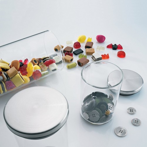 KELA-Pojemnik szklany 0,35 l stal Baker