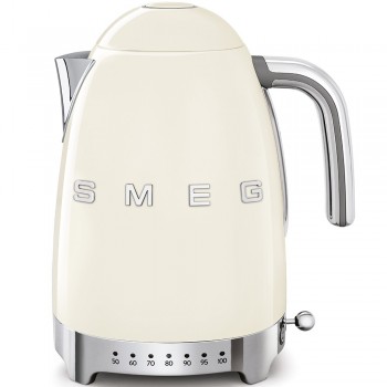 Smeg - Czajnik elektryczny z regulacją temperatury 1,7l. kremowy z linii 50's Style KLF04CREU