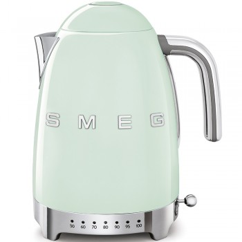 Smeg - Czajnik elektryczny z regulacją temperatury 1,7l. pastelowa zieleń z linii 50's Style KLF04PGEU