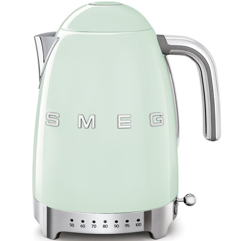 Smeg - Czajnik elektryczny z regulacją temperatury 1,7l. pastelowa zieleń z linii 50's Style KLF04PGEU