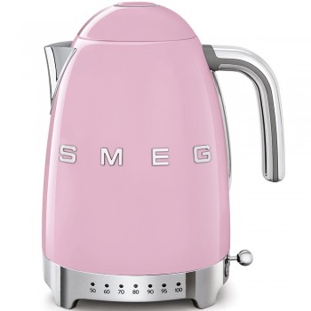 SMEG - Czajnik elektryczny z regulacją temperatury 1,7 l. ,w kolorze  pastelowego różu KLF04PKEU
