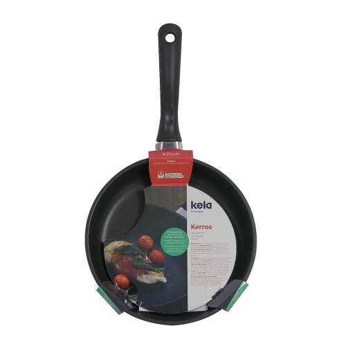 KELA-Patelnia 24cm czarna Kerros