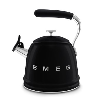 SMEG - Czajnik z gwizdkiem 2,3 litra WKF01BL - czarny