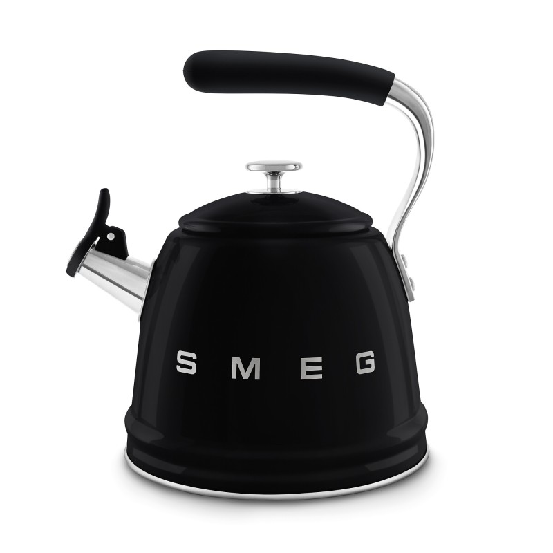 SMEG - Czajnik z gwizdkiem 2,3 litra WKF01BL - czarny
