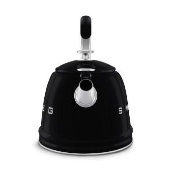 SMEG - Czajnik z gwizdkiem 2,3 litra WKF01BL - czarny