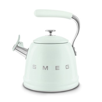 SMEG - Czajnik z gwizdkiem 2,3 litra WKF01PG - pastelowa zieleń