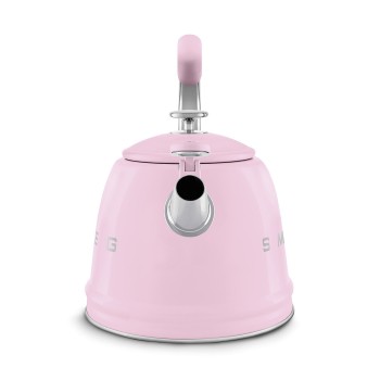 SMEG - Czajnik z gwizdkiem 2,3 litra WKF01PK - pastelowy róż