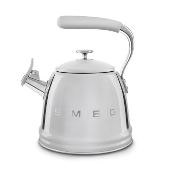 SMEG - Czajnik z gwizdkiem 2,3 litra WKF01SS - srebrny