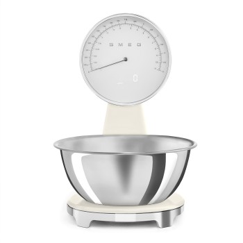 Smeg - Waga kuchenna analogowa i cyfrowa  kremowa z linii 50's Style KSF01CRWW