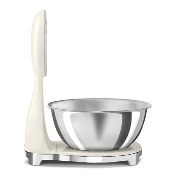 Smeg - Waga kuchenna analogowa i cyfrowa  kremowa z linii 50's Style KSF01CRWW