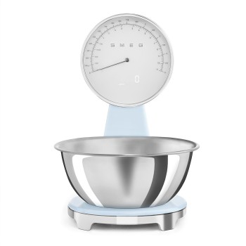 Smeg - Waga kuchenna analogowa i cyfrowa pastelowy błękit z linii 50's Style KSF01PBWW