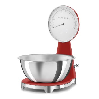 Smeg - Waga kuchenna analogowa i cyfrowa czerwona z linii 50's Style KSF01RDWW