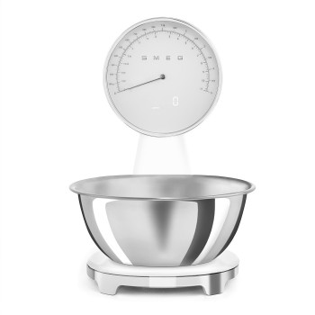 SMEG - Waga kuchenna analogowa i cyfrowa - KSF01WHWW - biała