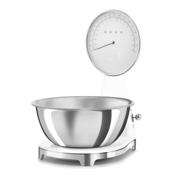 SMEG - Waga kuchenna analogowa i cyfrowa - KSF01WHWW - biała