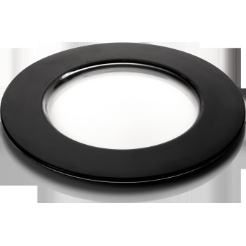 Podkładka pod talerz ze szkła Ø 32 cm - czarna