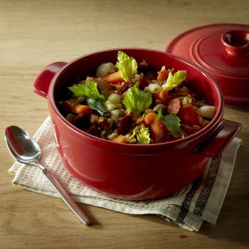 Emile Henry - Ceramiczny garnek 4L - czerwony EH344540