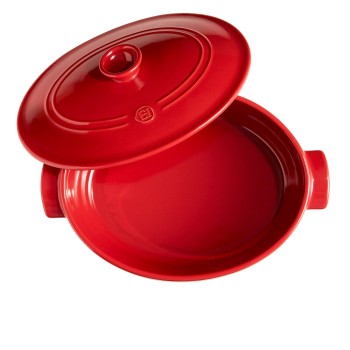 Emile Henry - Ceramiczny garnek 6L - czerwony EH344560