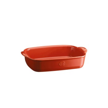 Prostokątne naczynie do zapiekania 30x19cm - czerwony