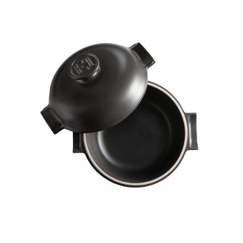 Emile Henry - Garnek ceramiczny "Delight" na indukcję 2L - czarny EH776620