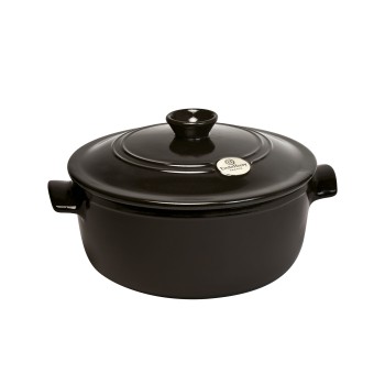 Okrągły garnek ceramiczny 5,3L - czarny