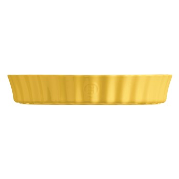 Emile Henry - Ceramiczne naczynie do tarty - 32 CM - żółty EH906032