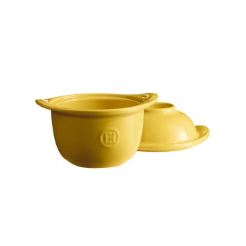 Emile Henry - Ceramiczne naczynie do zapiekania i serwowania jajek 0,3l - żółty EH908409