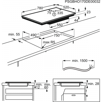 Electrolux płyta indukcyjna EIV83443BW