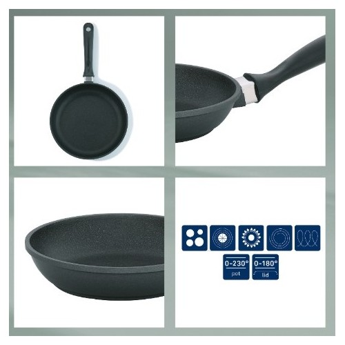 KELA-Patelnia 18cm czarna Kerros