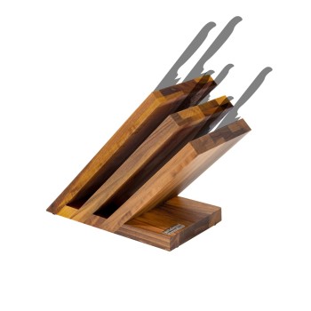 ARTELEGNO VENEZIA 3-elementowy blok magnetyczny z drewna orzechowego