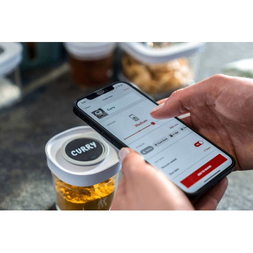 ZWILLING FRESH & SAVE CUBE 3 pojemniki plastikowe XS - 120 ml, szary