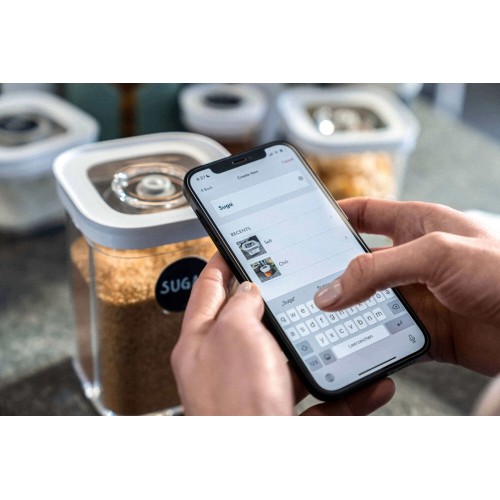 ZWILLING FRESH & SAVE CUBE Zestaw pojemników plastikowych M - szary