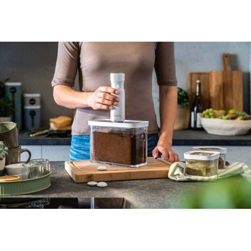ZWILLING FRESH & SAVE CUBE Zestaw pojemników plastikowych M - szary