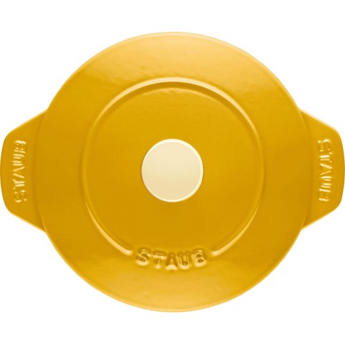 STAUB LA COCOTTE Mały garnek okrągły 16 cm, cytrynowy