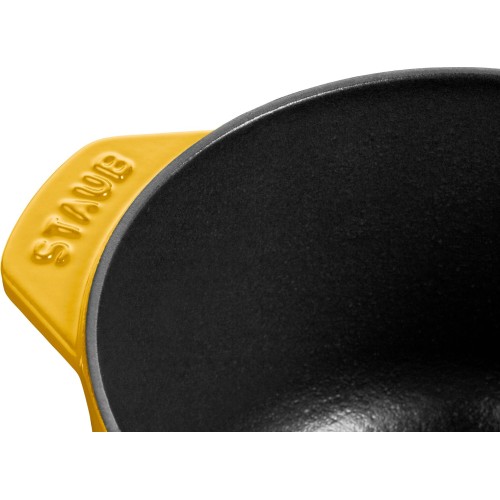 STAUB LA COCOTTE Mały garnek okrągły 16 cm, cytrynowy