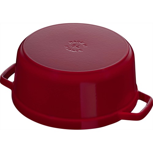 STAUB LA COCOTTE Garnek żeliwny okrągły 6.7 ltr, kasztanowy