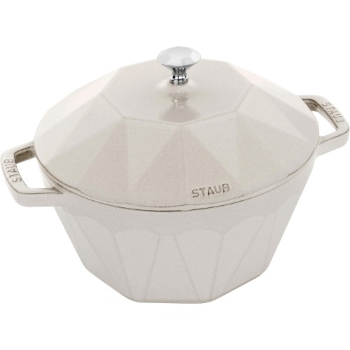 STAUB LA COCOTTE Garnek żeliwny diament 2.8 ltr, truflowy