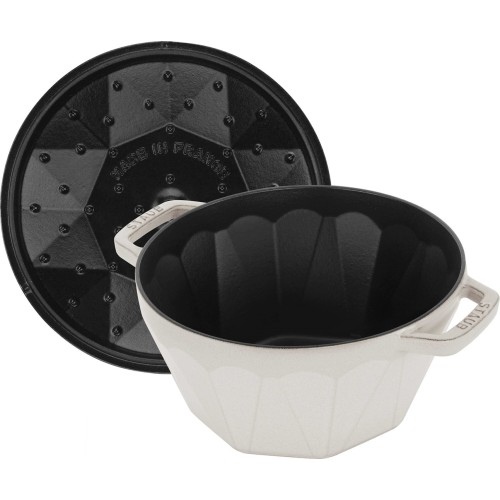 STAUB LA COCOTTE Garnek żeliwny diament 2.8 ltr, truflowy
