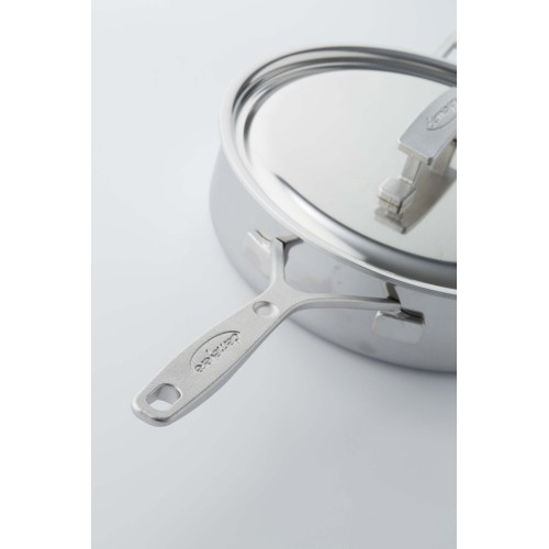 DEMEYERE INDUSTRY 5 Patelnia głęboka 2H z pokrywką 24 cm