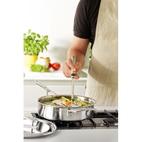 DEMEYERE INDUSTRY 5 Patelnia głęboka 2H z pokrywką 24 cm
