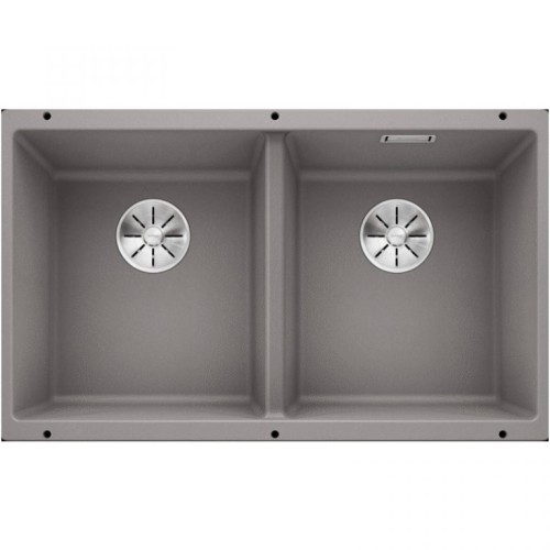 BLANCO SUBLINE 350/350-U Silgranit PuraDur Alumetalik, InFino 523576