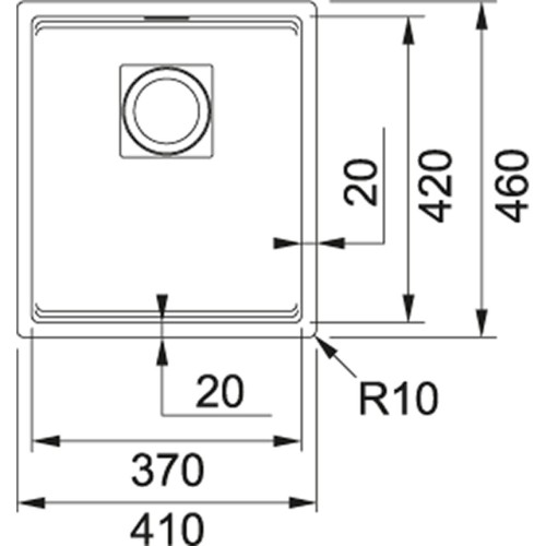 FRANKE zlewozmywak KANON KNG 110-37 kremowy 125.0528.633